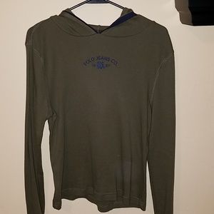 Polo Jeans co. Hooded long sleeve
